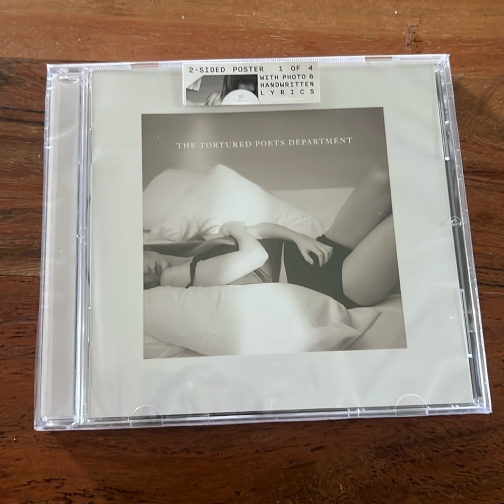 TTPD CD with Poster and Handwritten Lyrics